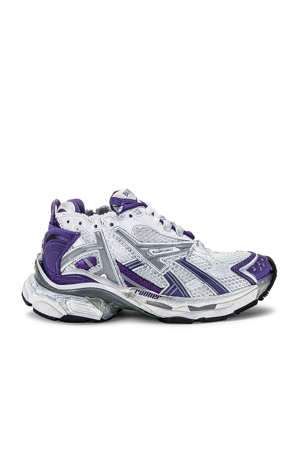 Image 1 of Balenciaga Runner Sneaker in Purple, Grey, White, & Black