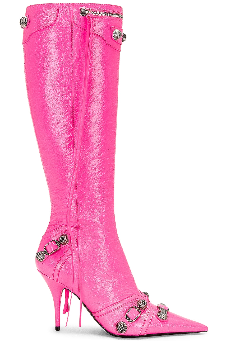Image 1 of Balenciaga Cagole Boot in Fluo Pink