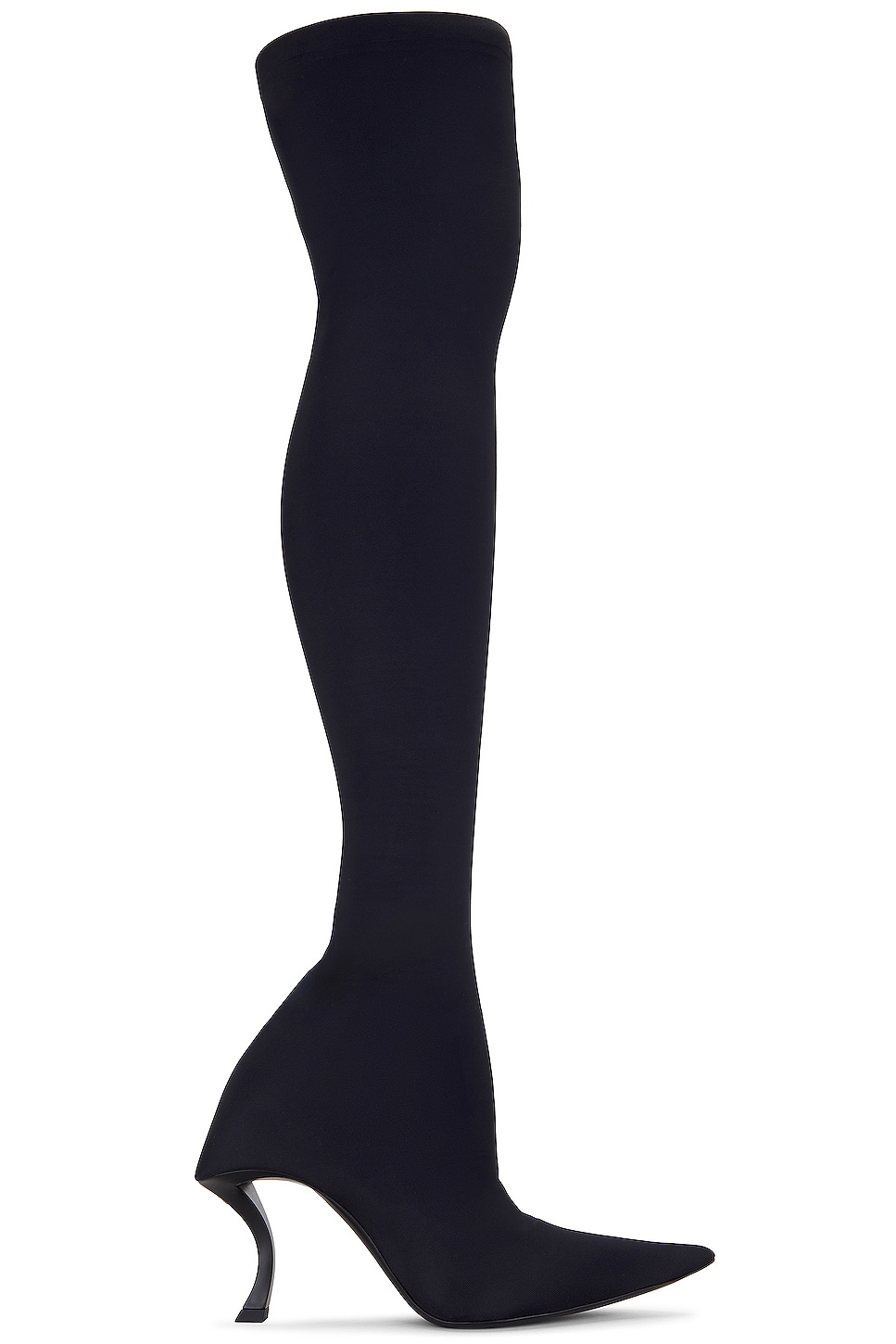 Image 1 of Balenciaga Hourglass Over The Knee Boot in Black