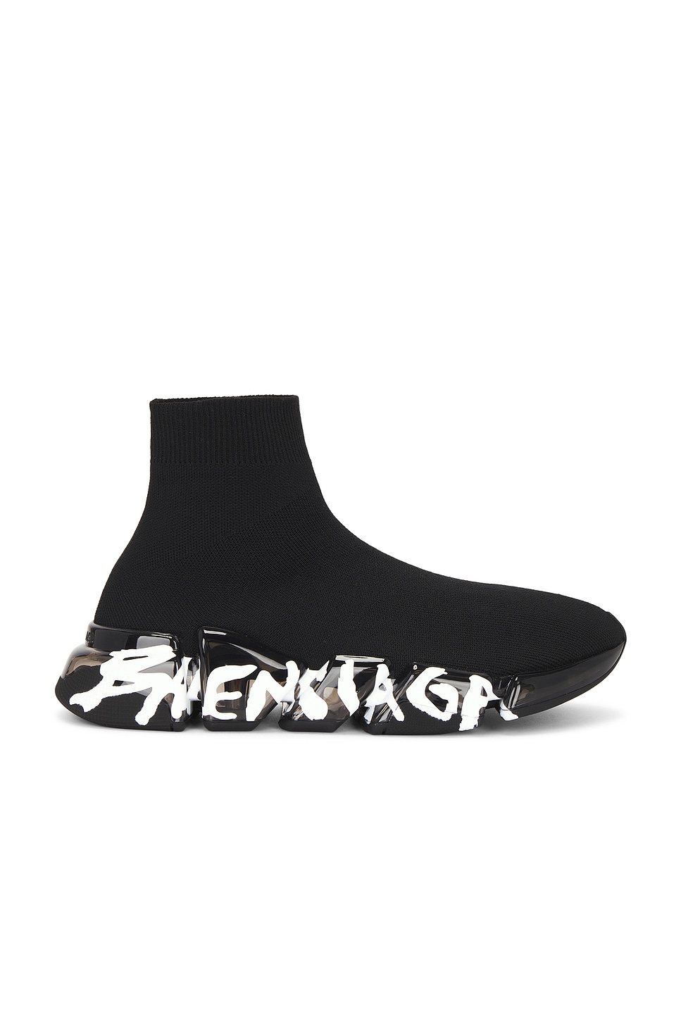 Image 1 of Balenciaga Speed 2.0 Lt Sneaker in Black & White