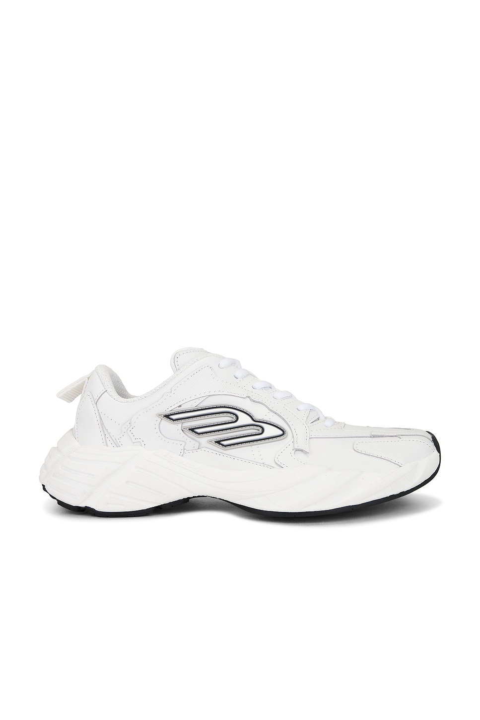 Image 1 of Balenciaga Monday Sneaker in White, Black, & Grey
