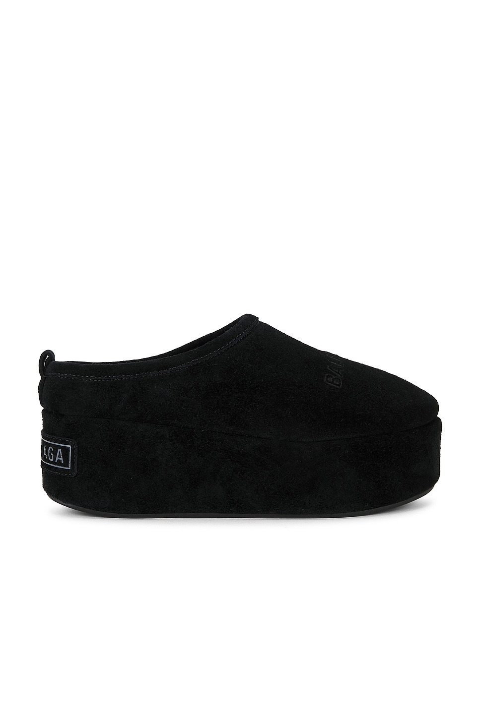 Balenciaga Alaska Platform Slide In Black