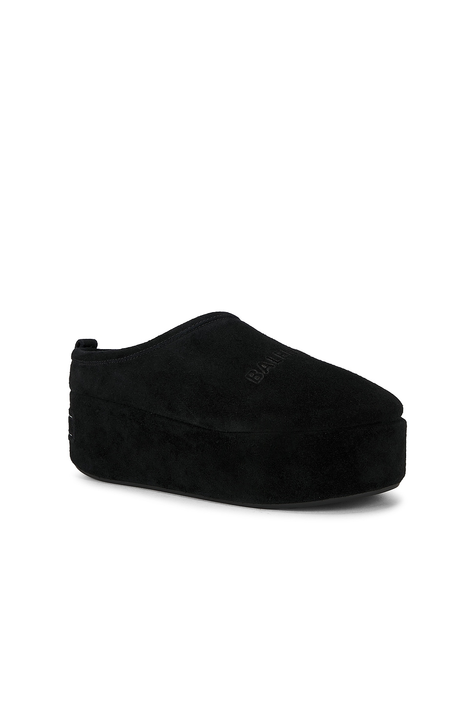 Balenciaga Alaska Platform Slide In Black