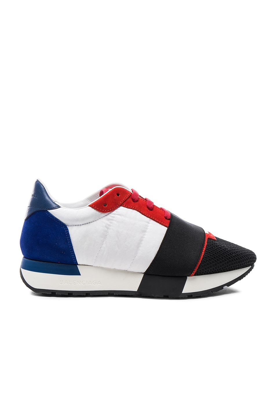 Image 1 of Balenciaga USA Runner Sneakers in Red Multi