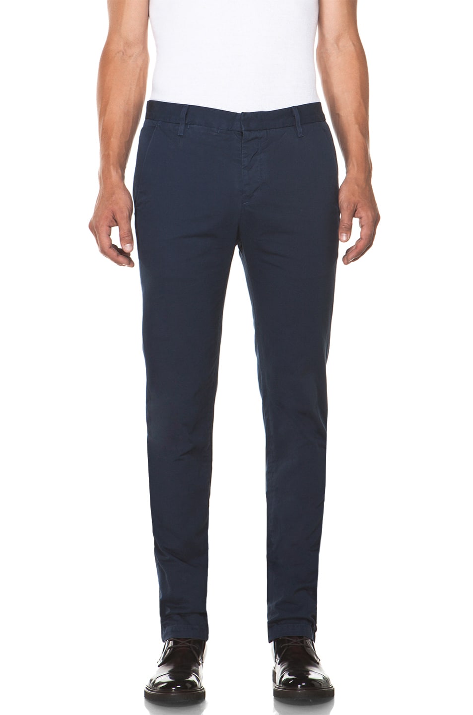 Image 1 of Band of Outsiders Basic Chino in Blue Nights