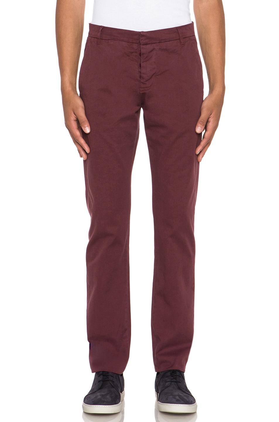 Image 1 of Band of Outsiders Chino Pant in Port