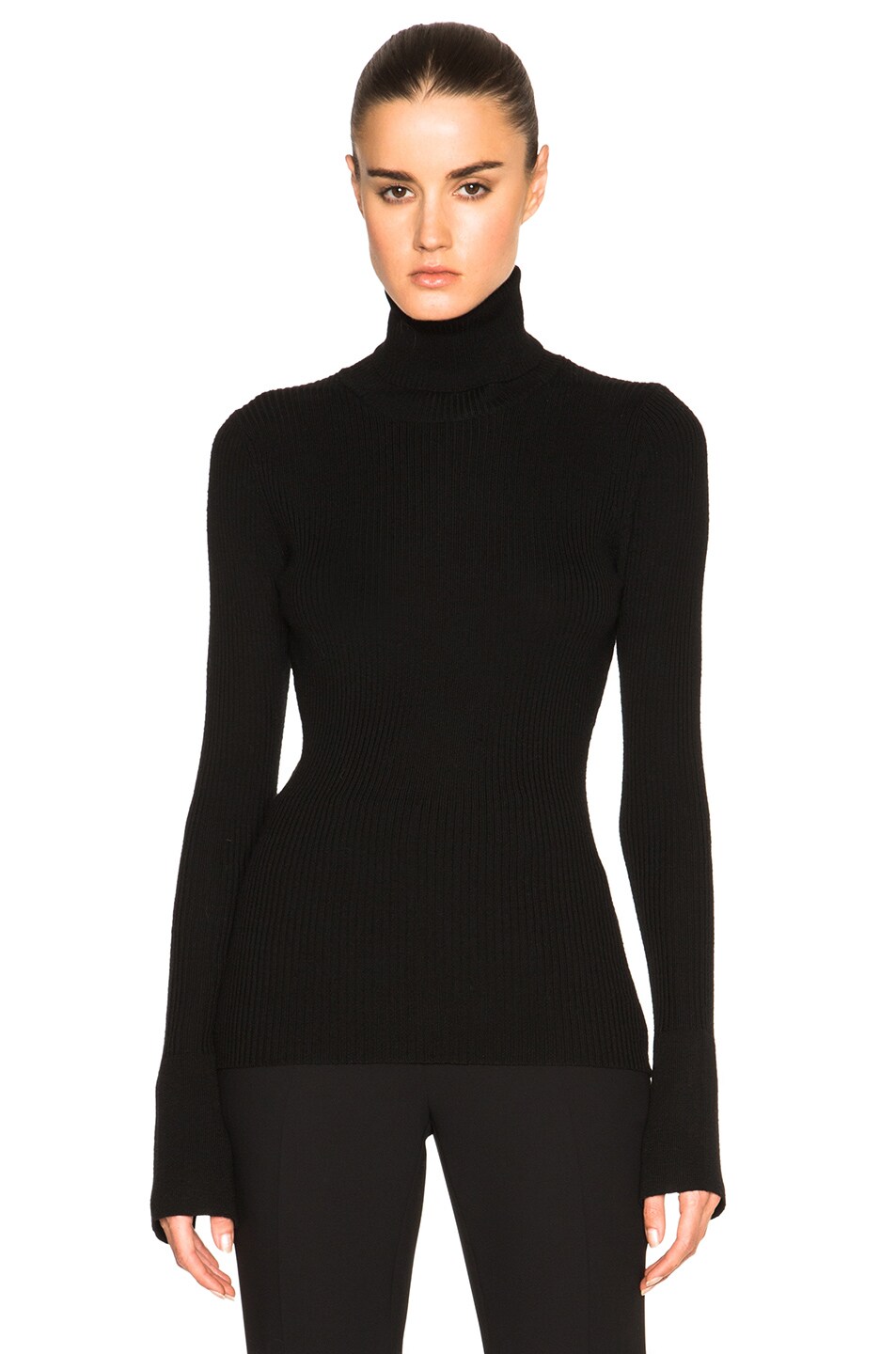 Image 1 of Barbara Bui Turtleneck Sweater in Black