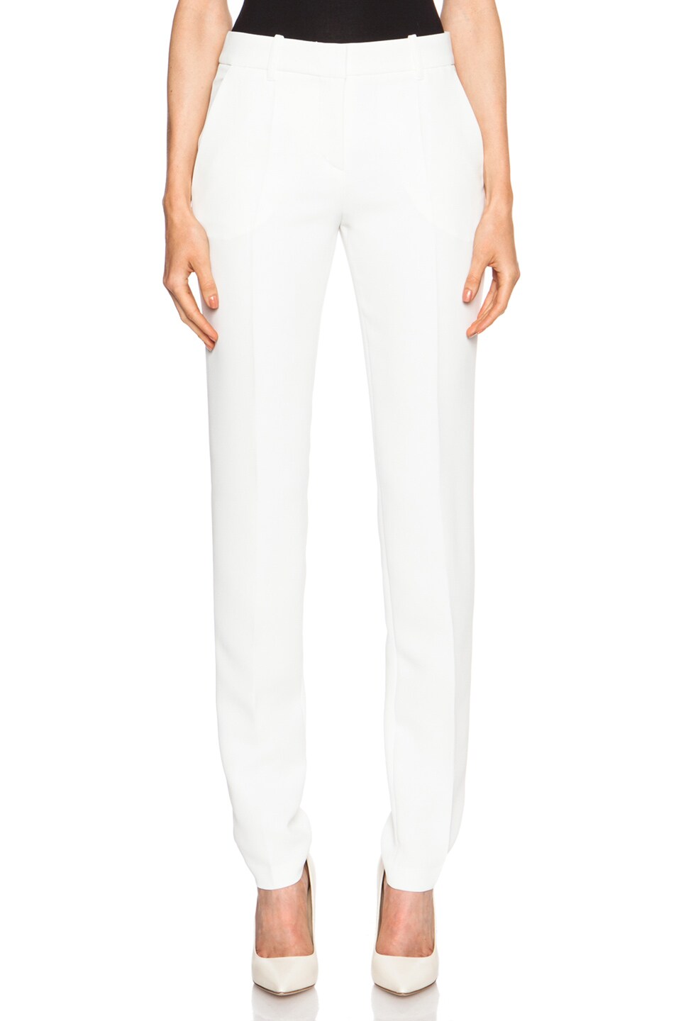 Image 1 of Barbara Bui Poly Trousers in White