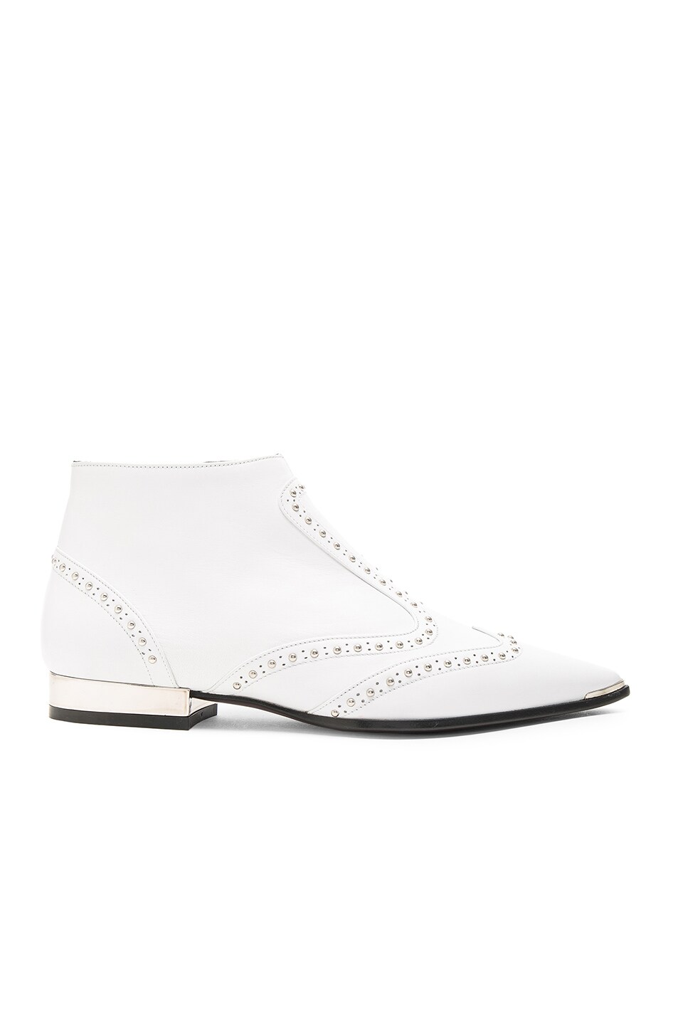 Image 1 of Barbara Bui Leather Rockabilly Boots in White