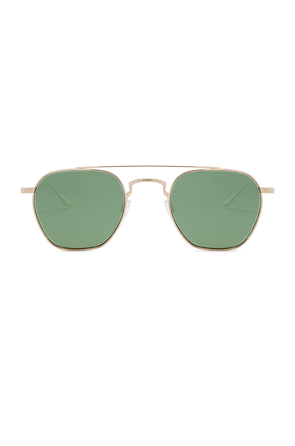 Image 1 of Barton Perreira Doyen Sunglasses in Gold & Emerald