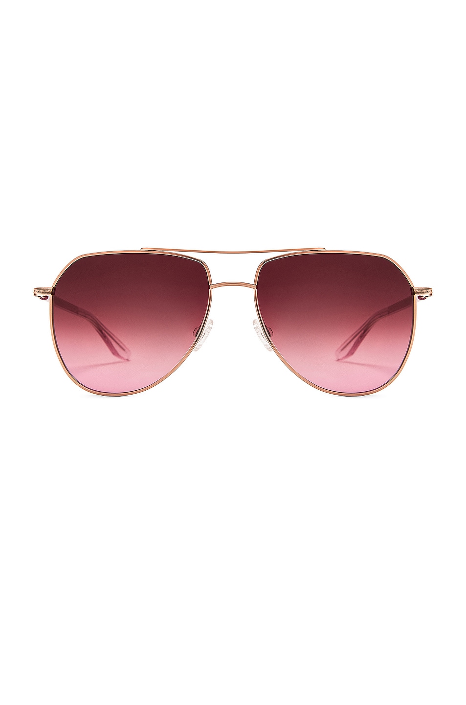Image 1 of Barton Perreira Voltaire Sunglasses in Rose Gold & Desert Lilac