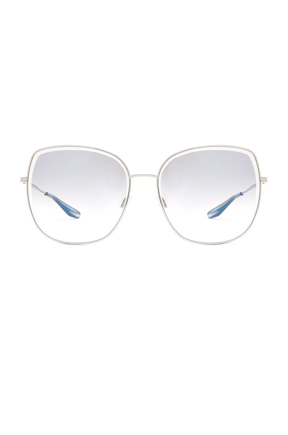 Image 1 of Barton Perreira Espirutu Sunglasses in Silver & Smoke