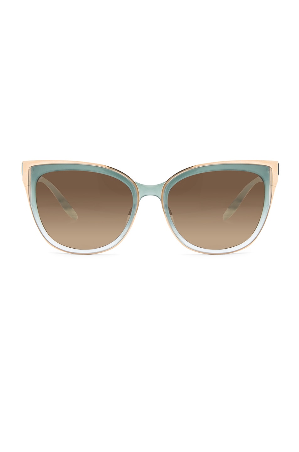 Image 1 of Barton Perreira for FWRD Winette Sunglasses in Seafoam & Gold