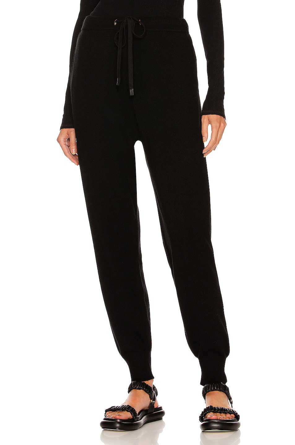 Image 1 of Bassike Cashmere Trackpant in Black