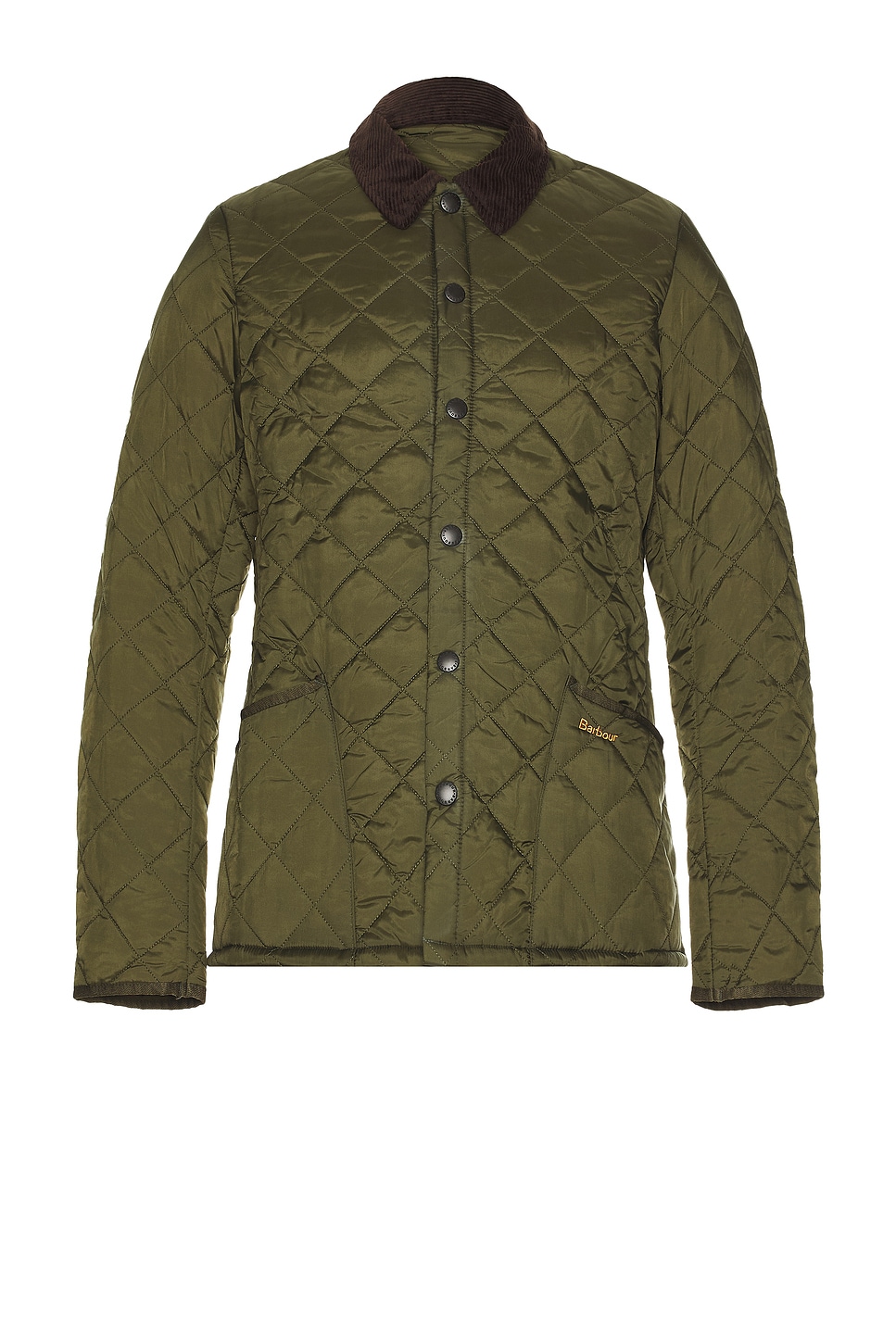 Shop Barbour Heritage Liddesdale Quilted Jacket In Olive