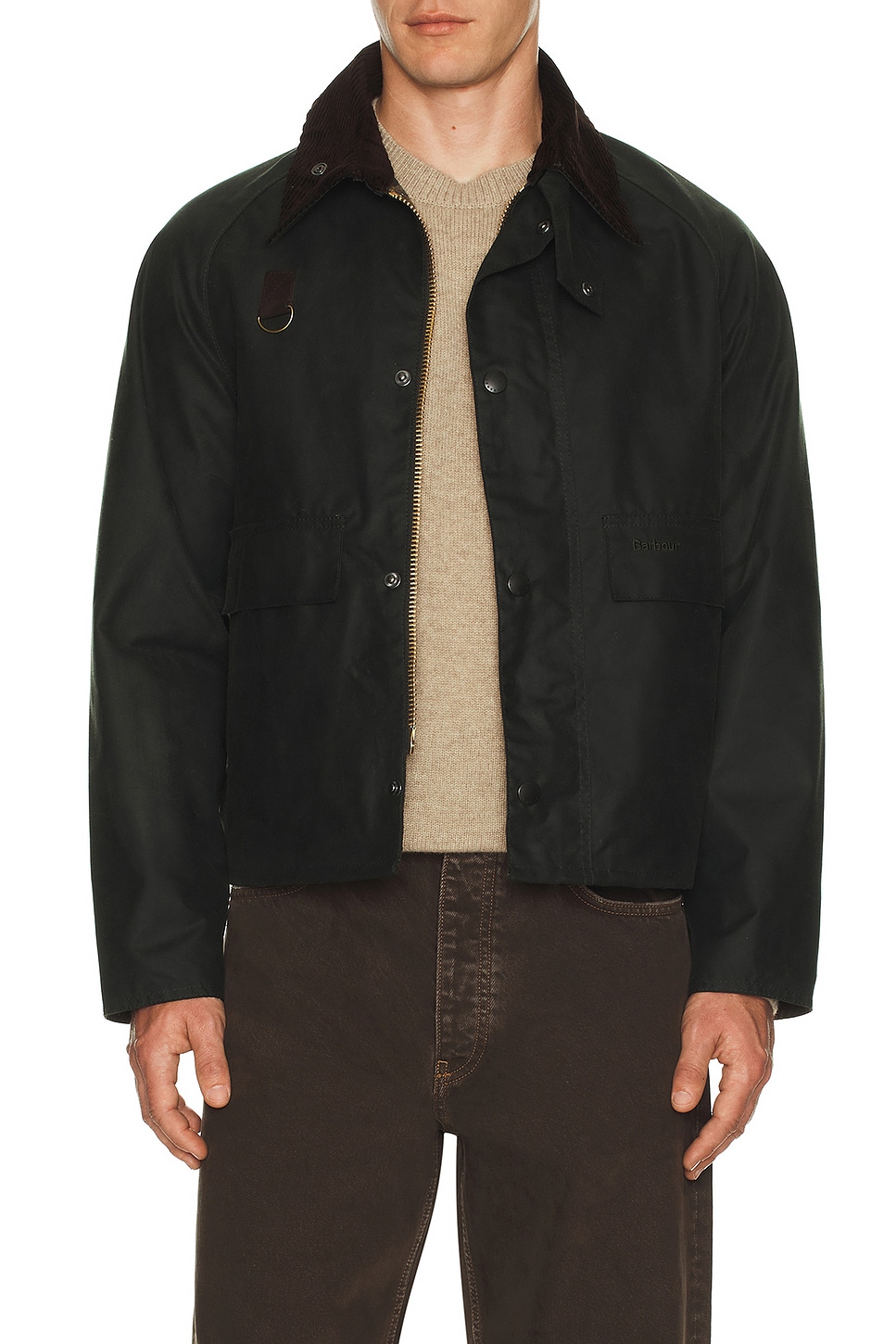 Image 1 of Barbour Spey Wax Jacket in Sage