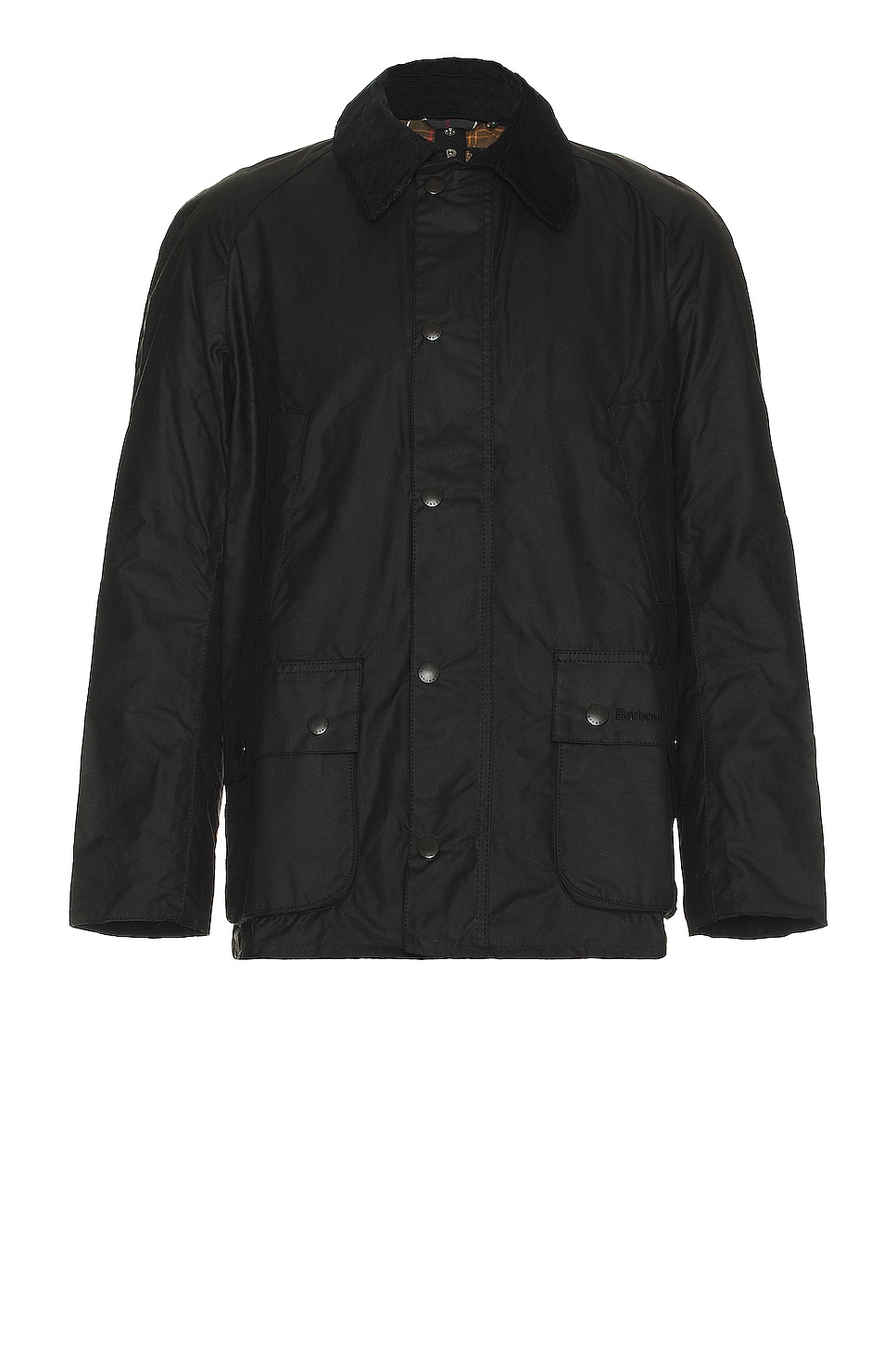 Image 1 of Barbour Ashby Wax Jacket in Black