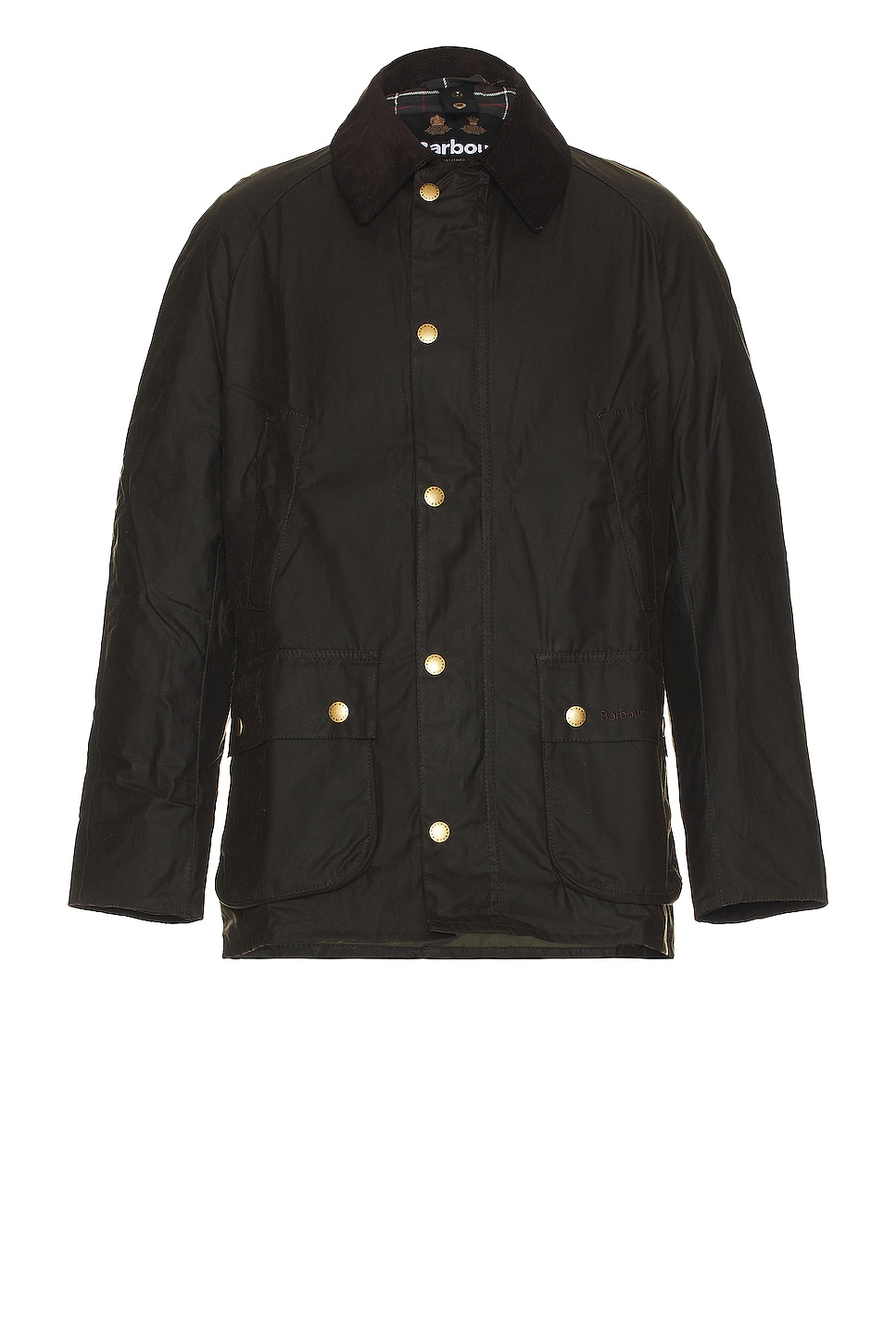 Image 1 of Barbour Ashby Wax Jacket in Olive