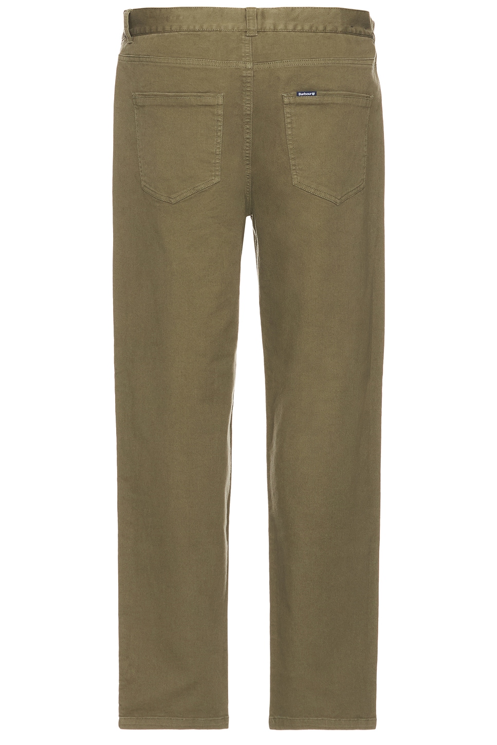 Shop Barbour Washed Stretch Twill Regular Fit Trouser In Olive