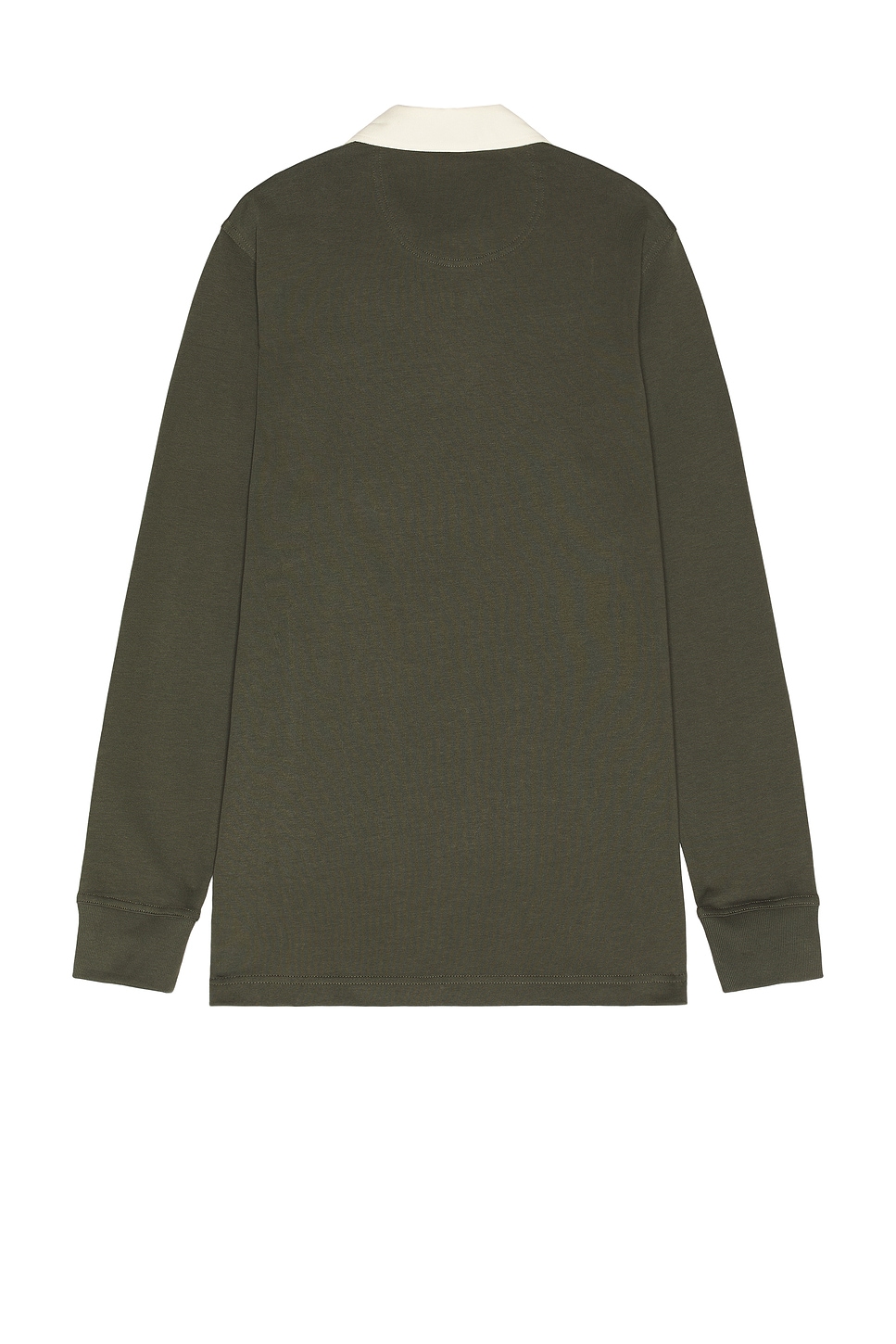 Barbour Howtown Mens Long Sleeve Rugby In Olive