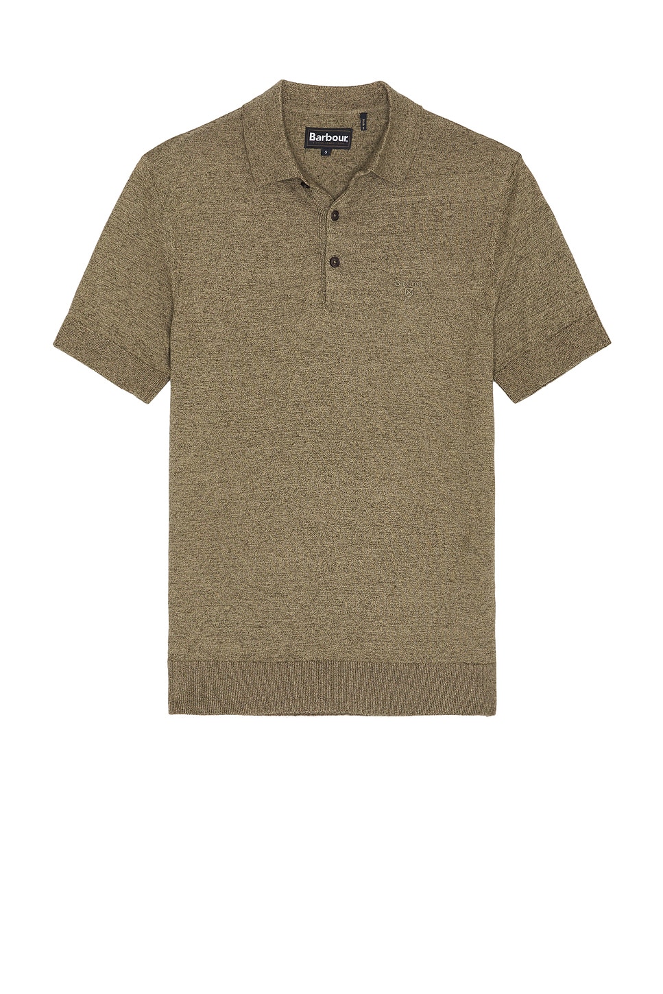 Buston Knit Polo in Army