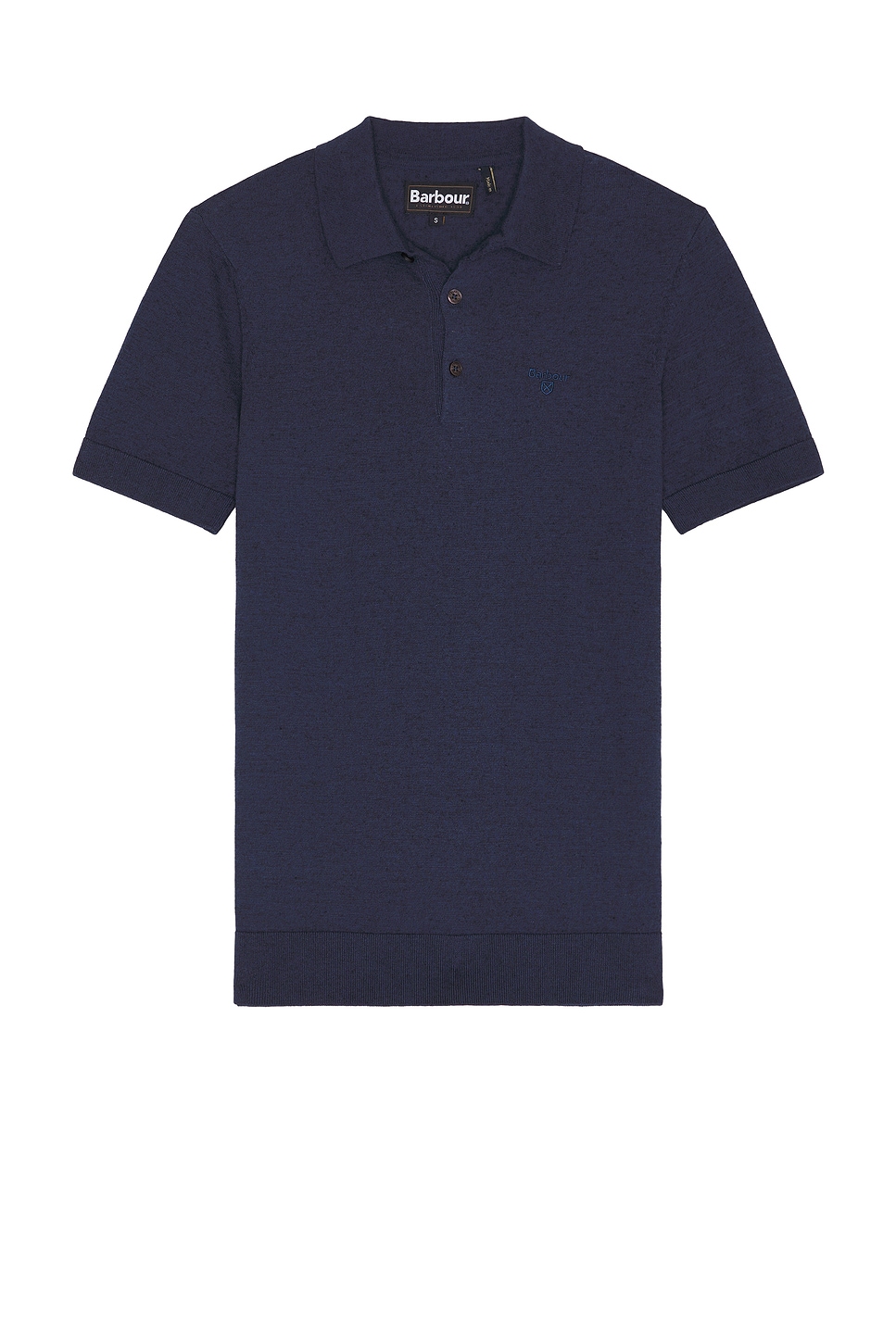 Buston Knit Polo in Navy