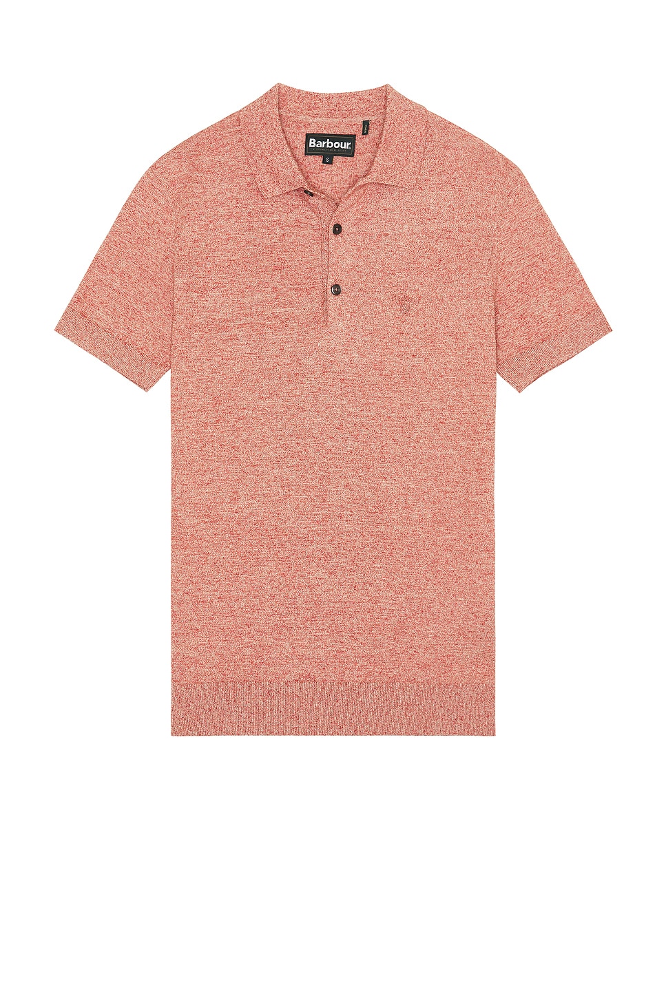 Buston Knit Polo in Red