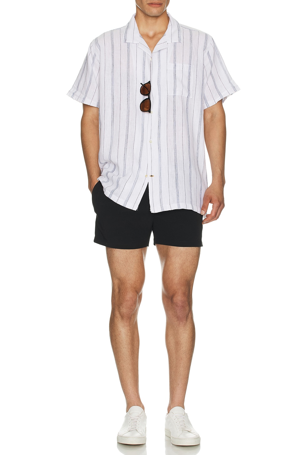 Image 1 of Barbour Arnock Stripe Shirt in White