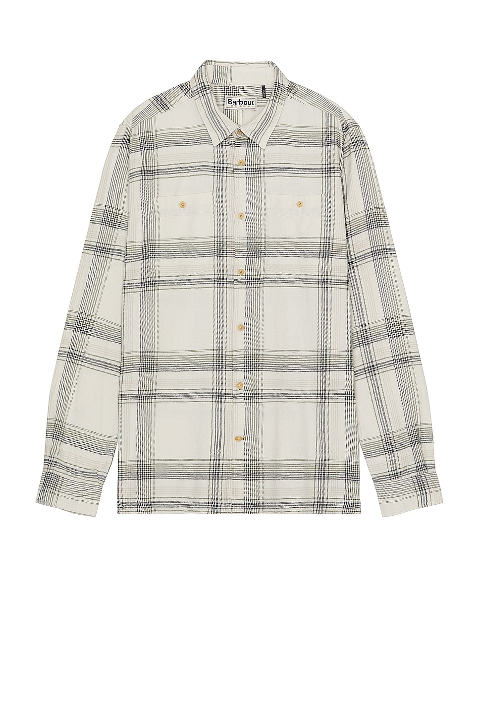 Image 1 of Barbour Langton Tailored Shirt in Beige
