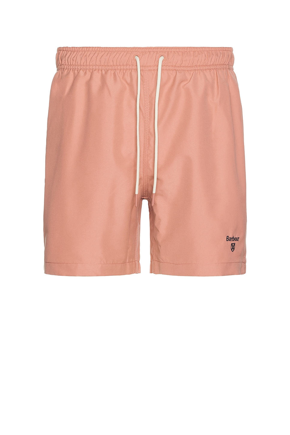 Image 1 of Barbour Staple Logo 5" Swim Short in Pink Clay