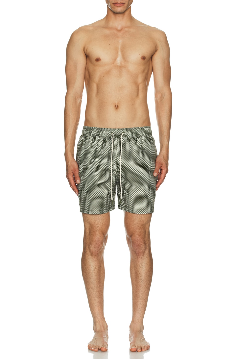 Image 1 of Barbour Shell Swim Short in Olive