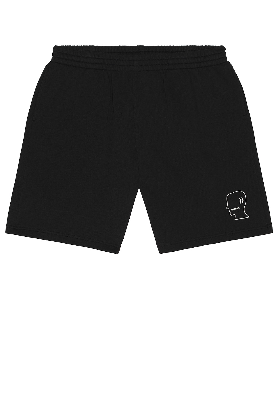 Image 1 of Brain Dead Logohead Rugby Short in Black