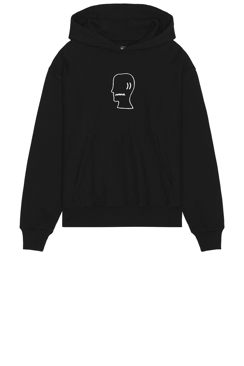 Image 1 of Brain Dead Logohead Hoodie in Black