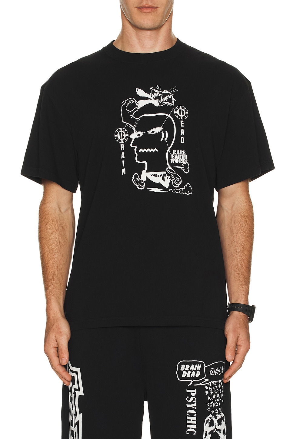 Image 1 of Brain Dead Earth Works Tee in Black