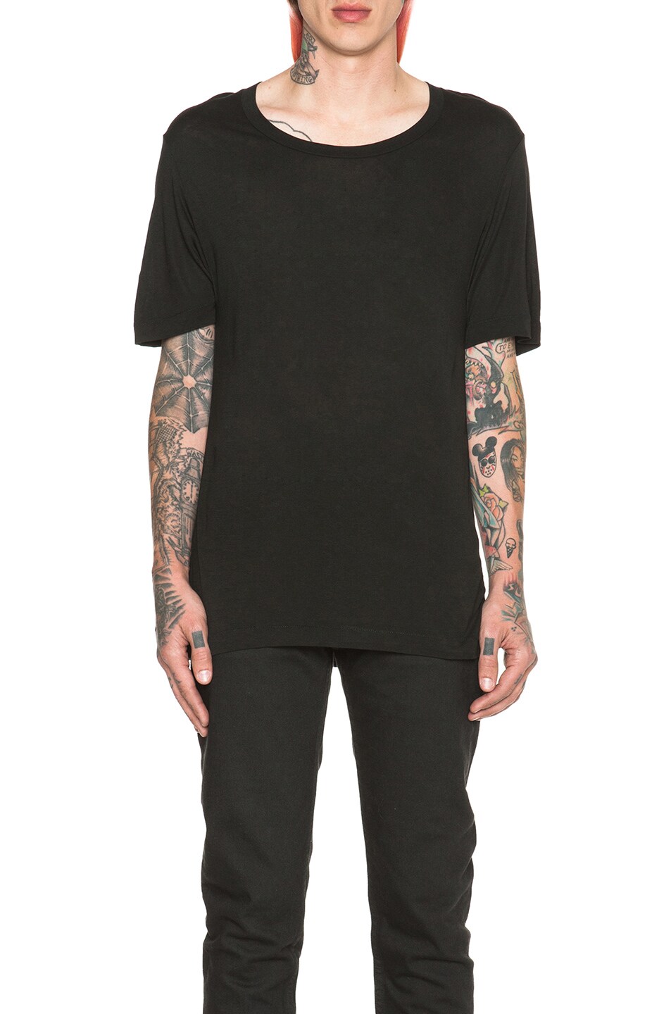 Image 1 of BLK DNM Viscose T-Shirt 20 in Black
