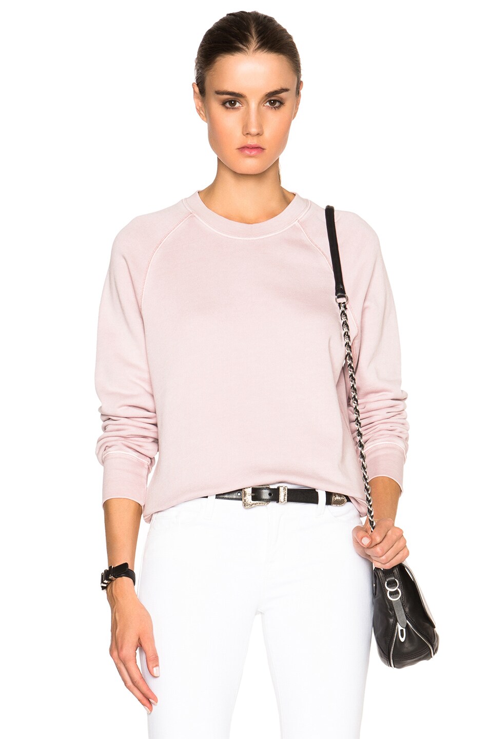 Image 1 of BLK DNM Sweatshirt 18 in Dusty Pink