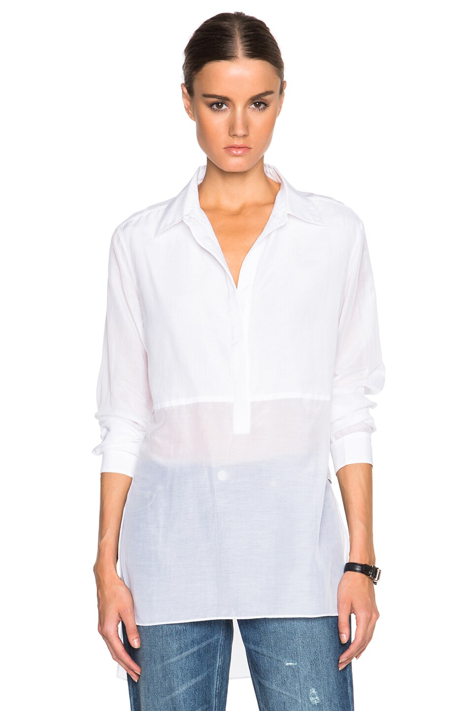 Image 1 of BLK DNM Shirt 22 in White