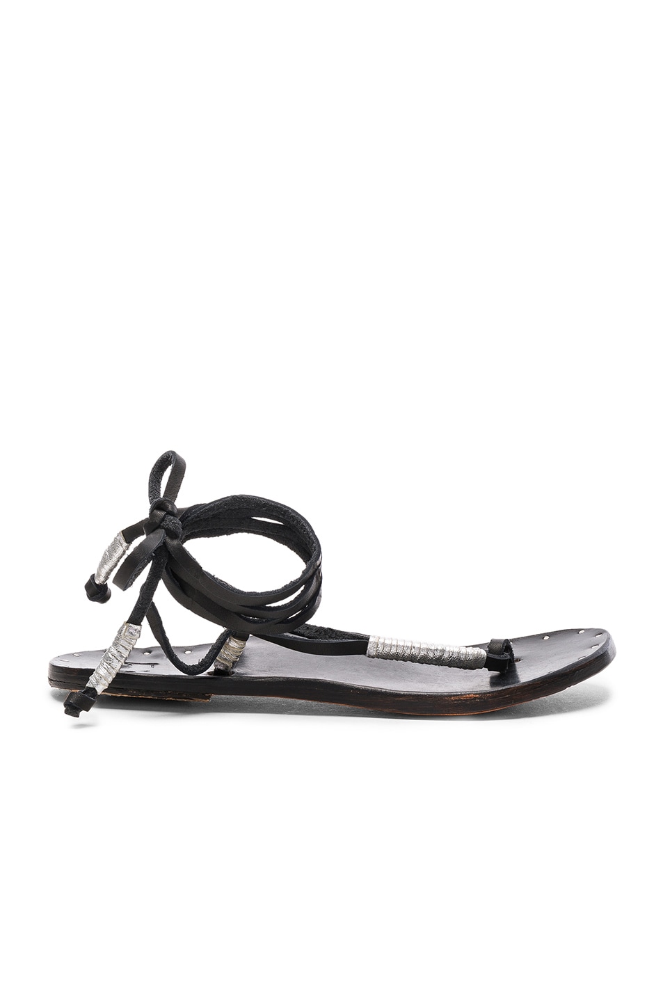 Image 1 of Beek The Crane Sandals in Black & Silver