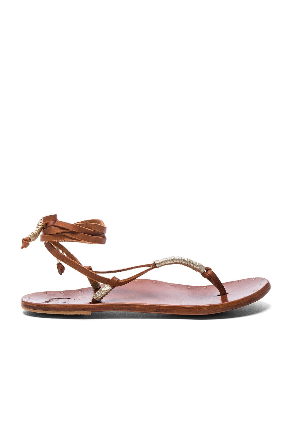 Image 1 of Beek The Crane Sandals in Tan & Platinum