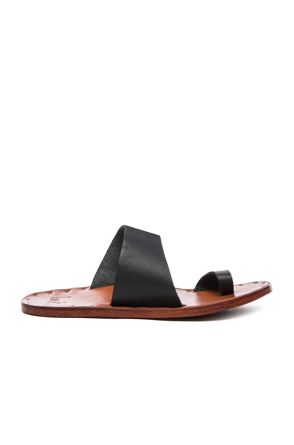 Image 1 of Beek Leather Finch Sandals in Black & Tan