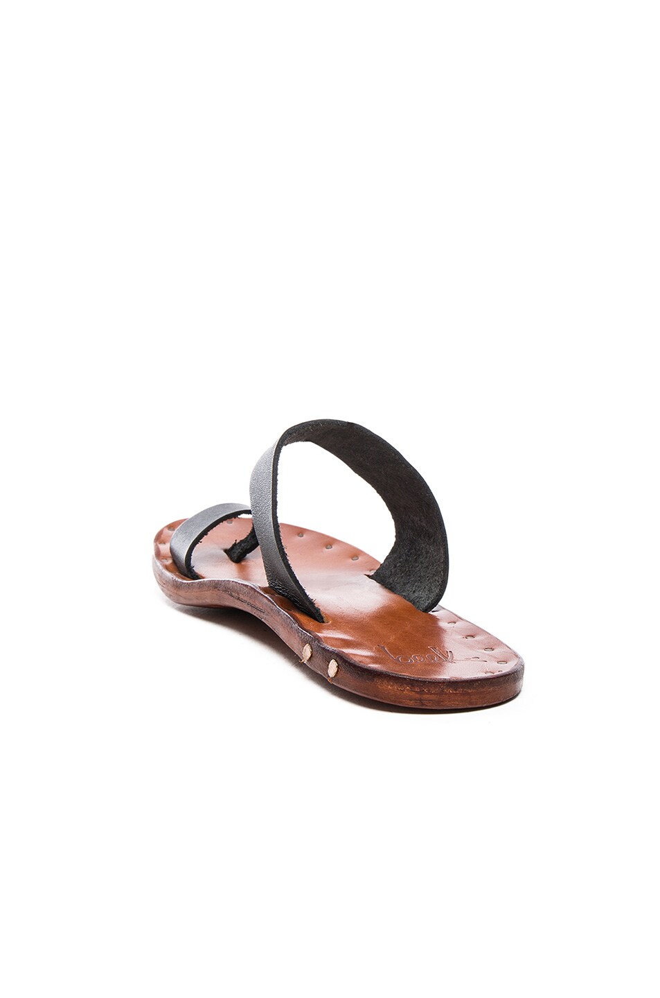 Beek Leather Finch Sandals in Black & Tan | FWRD