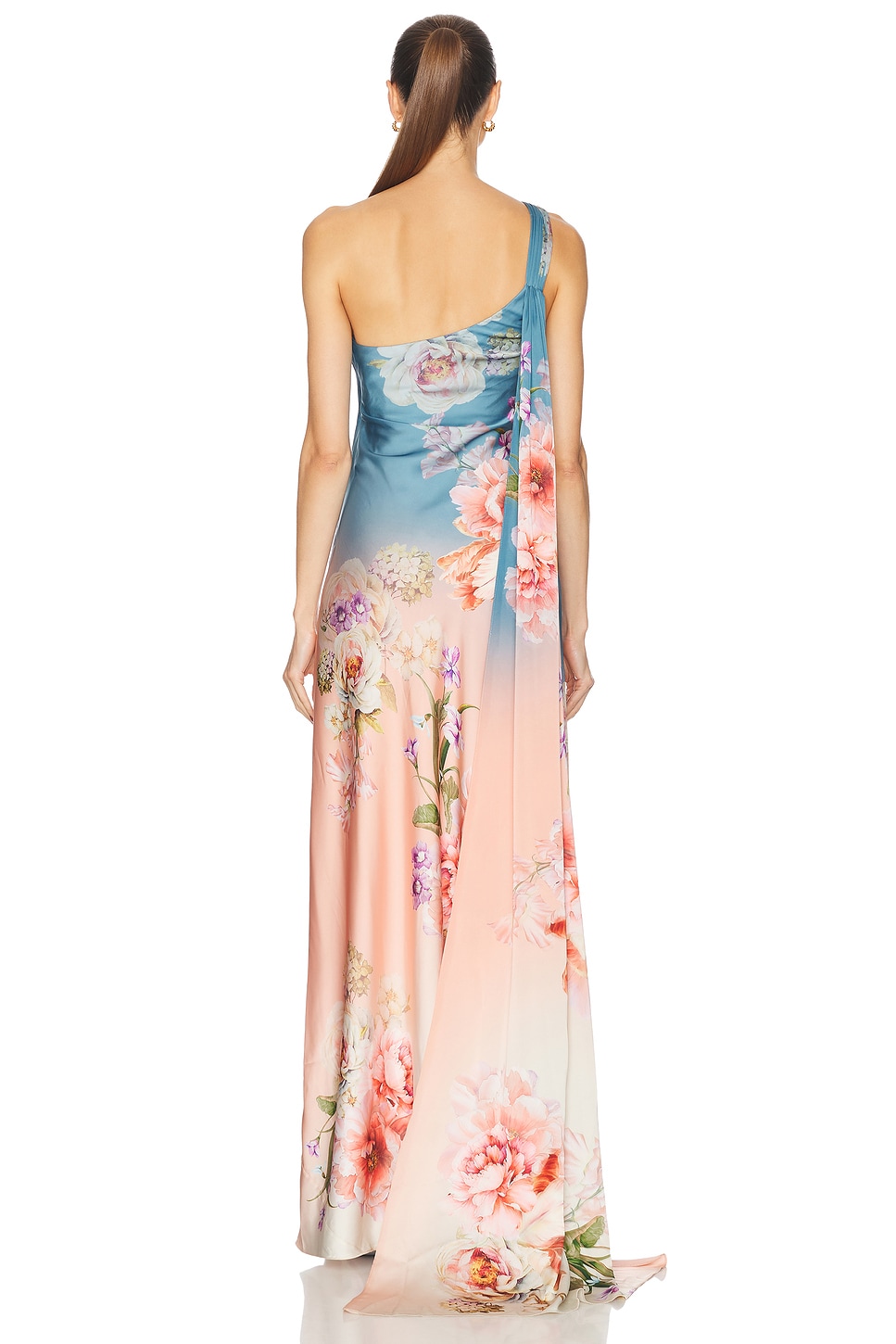 hemant and nandita one shoulder dress Jiah One Shoulder Long Dress S