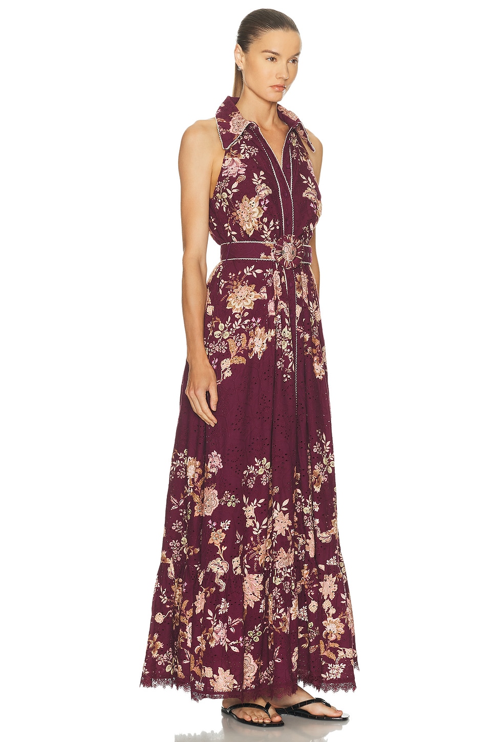 Hemant and Nandita Savi Shirt Belt Long Dress