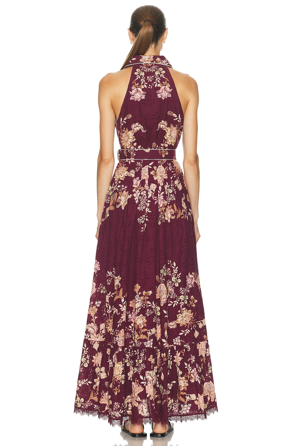 Hemant and Nandita Savi Shirt Belt Long Dress