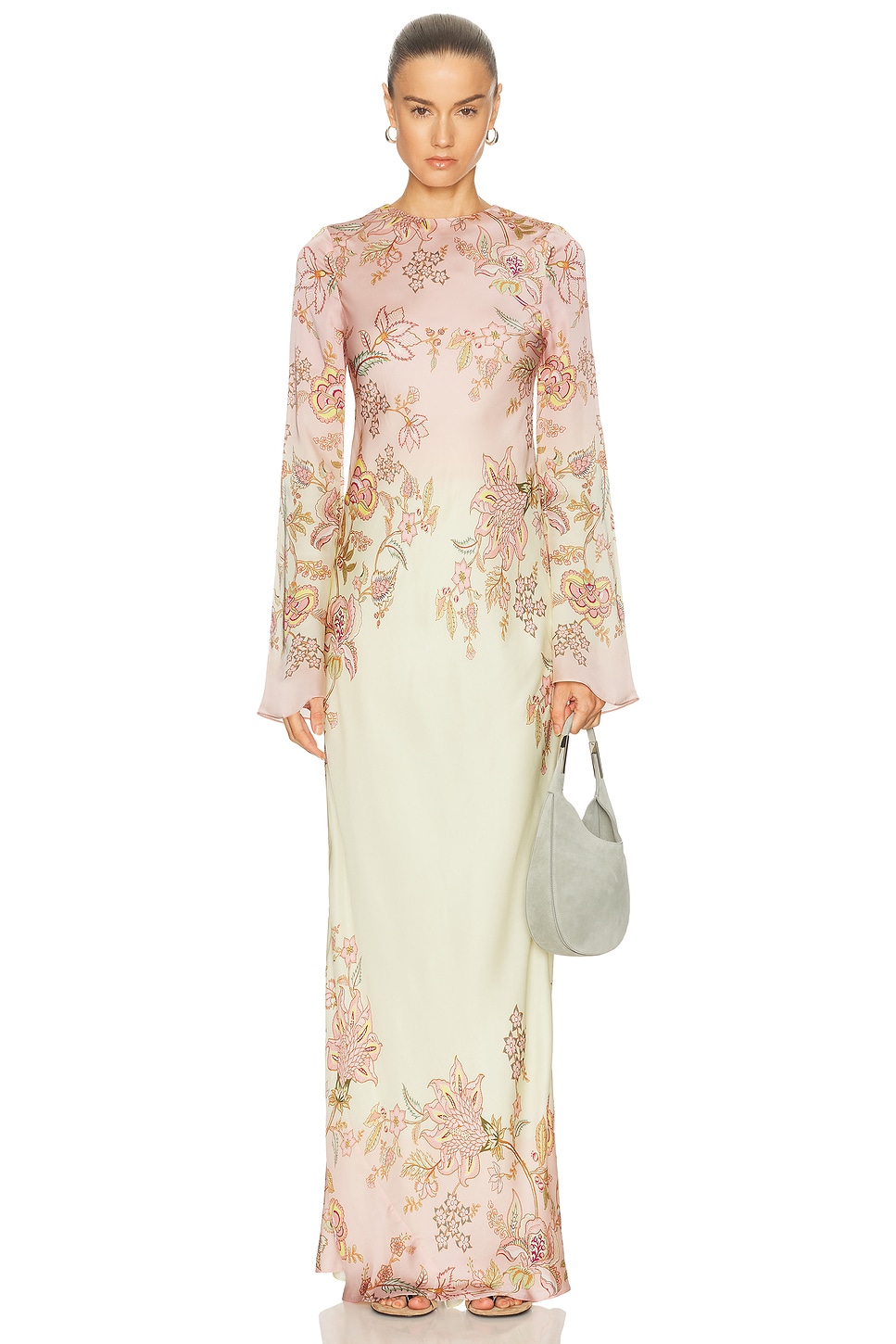 Hemant & Nandita Back Tie Maxi Dress