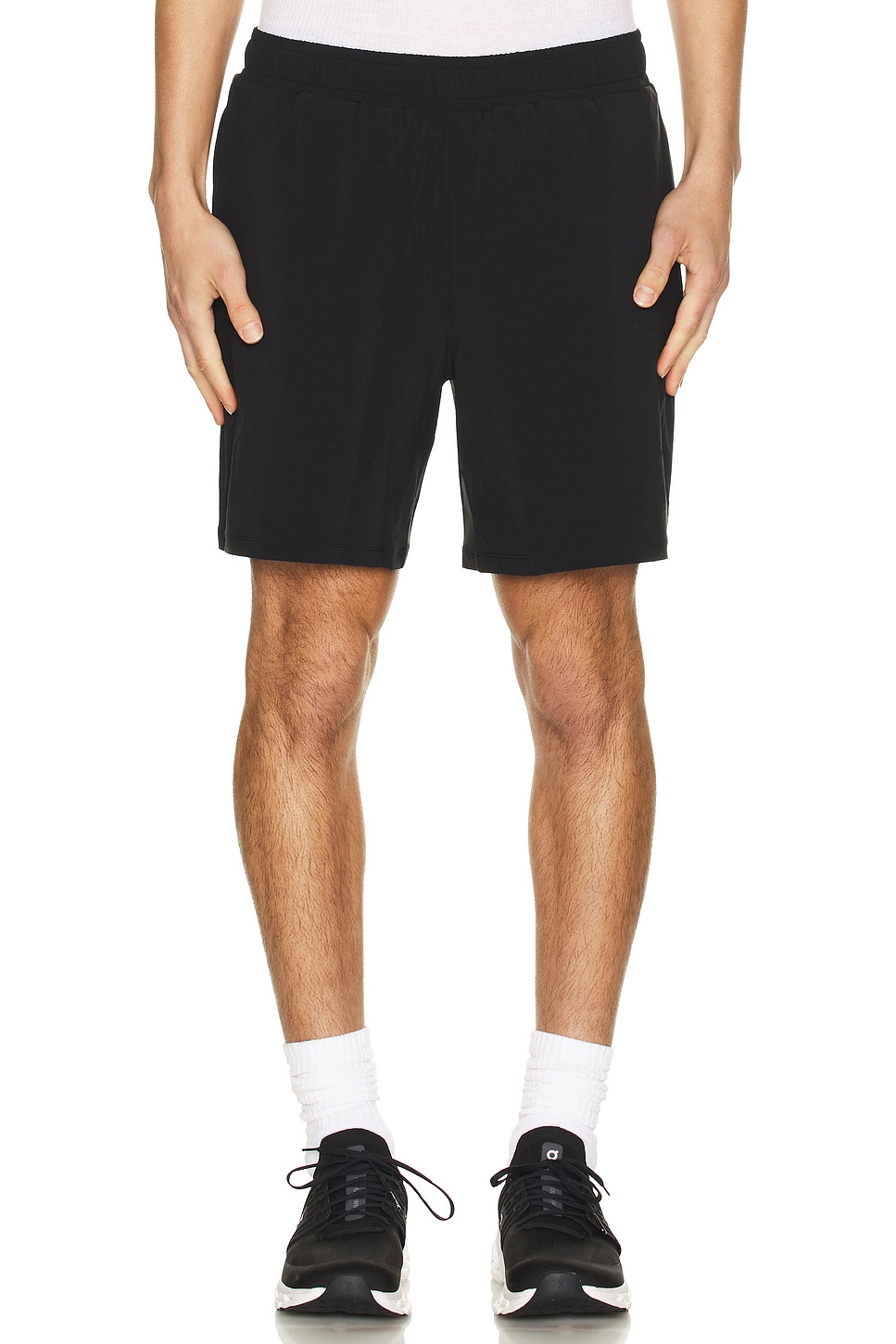 Image 1 of Beyond Yoga Pivotal Performance Lined Short in Black