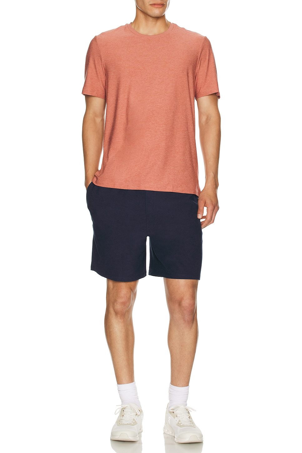 Image 1 of Beyond Yoga Take It Easy Shorts in Nocturnal Navy