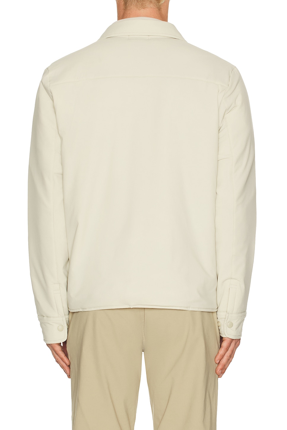 Beyond Yoga Insulated Men's Shirt Jacket In Neutral