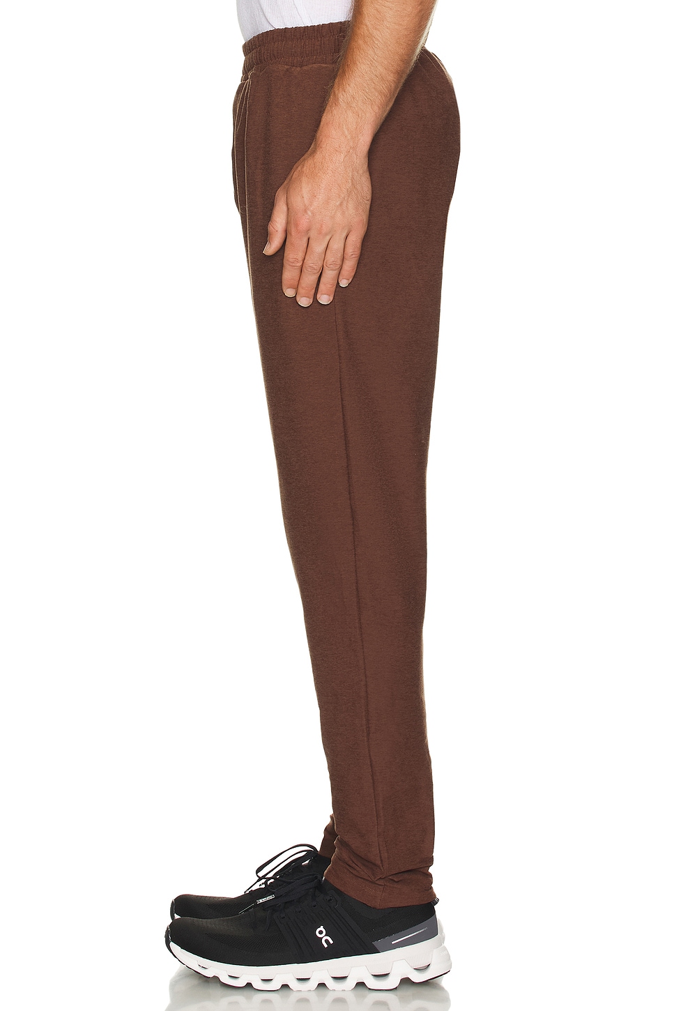 Image 1 of Beyond Yoga Take It Easy Pant in Bold Mocha Heather