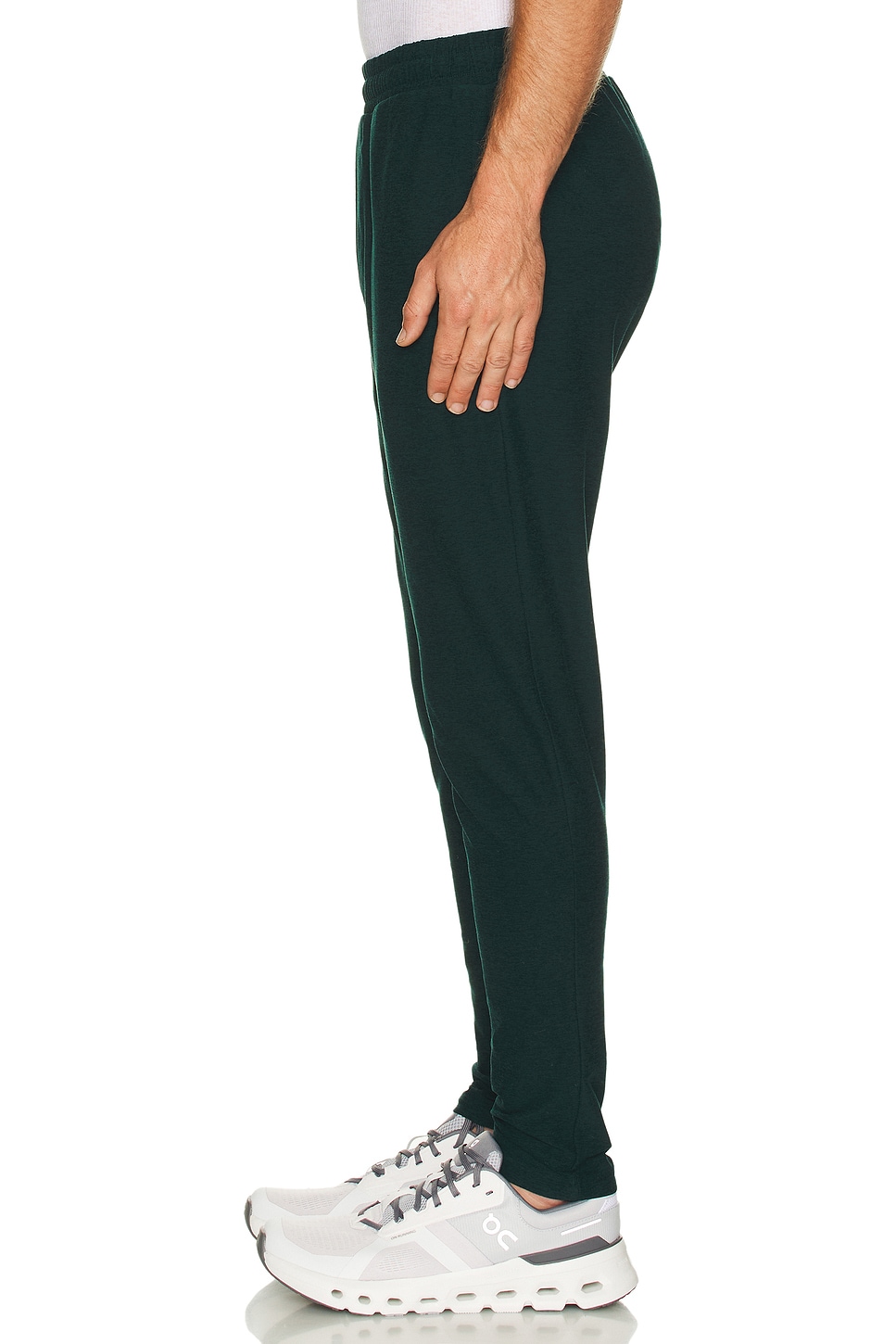 Image 1 of Beyond Yoga Take It Easy Pant in Dark Spruce Green Heather